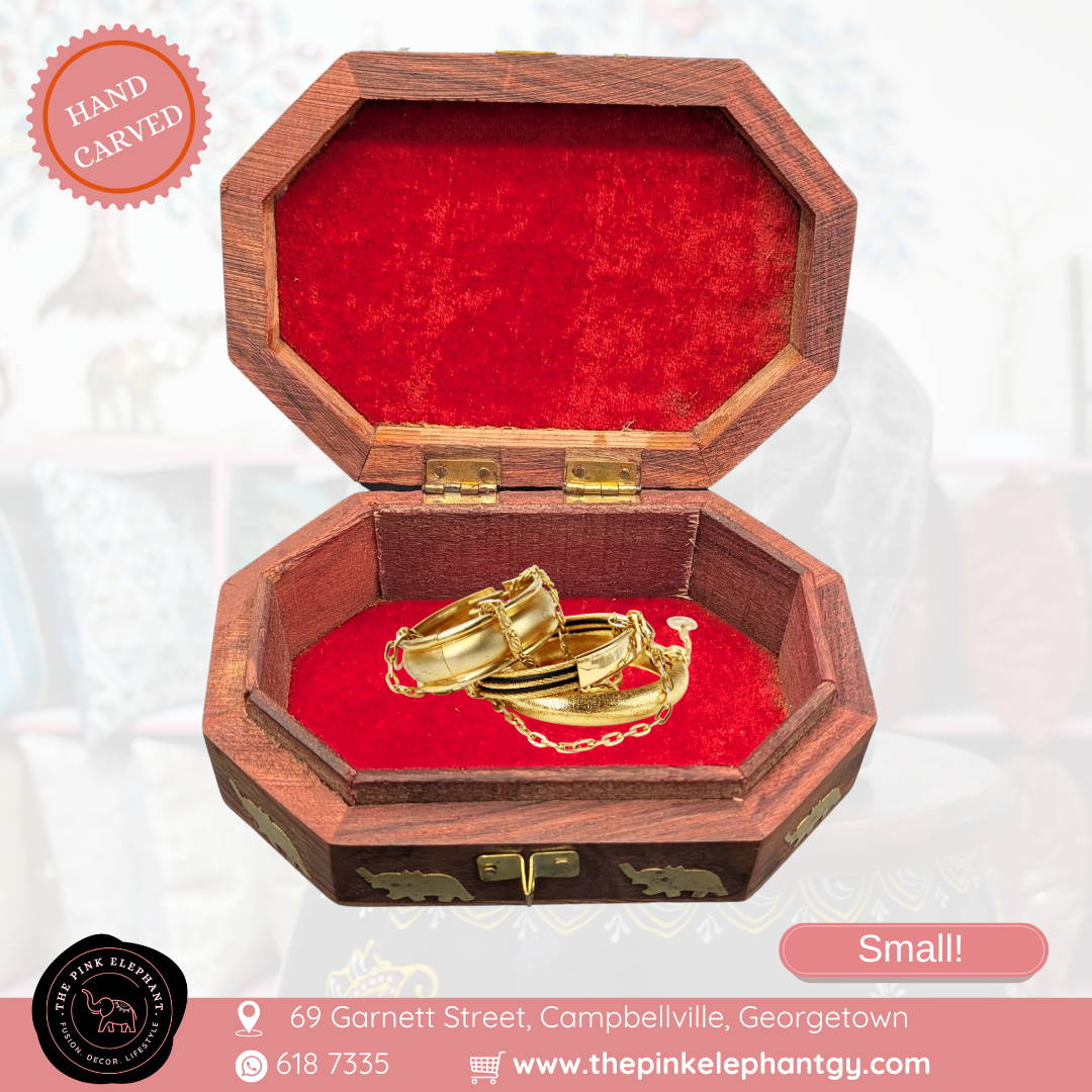 Wooden Elephant Jewel Boxes