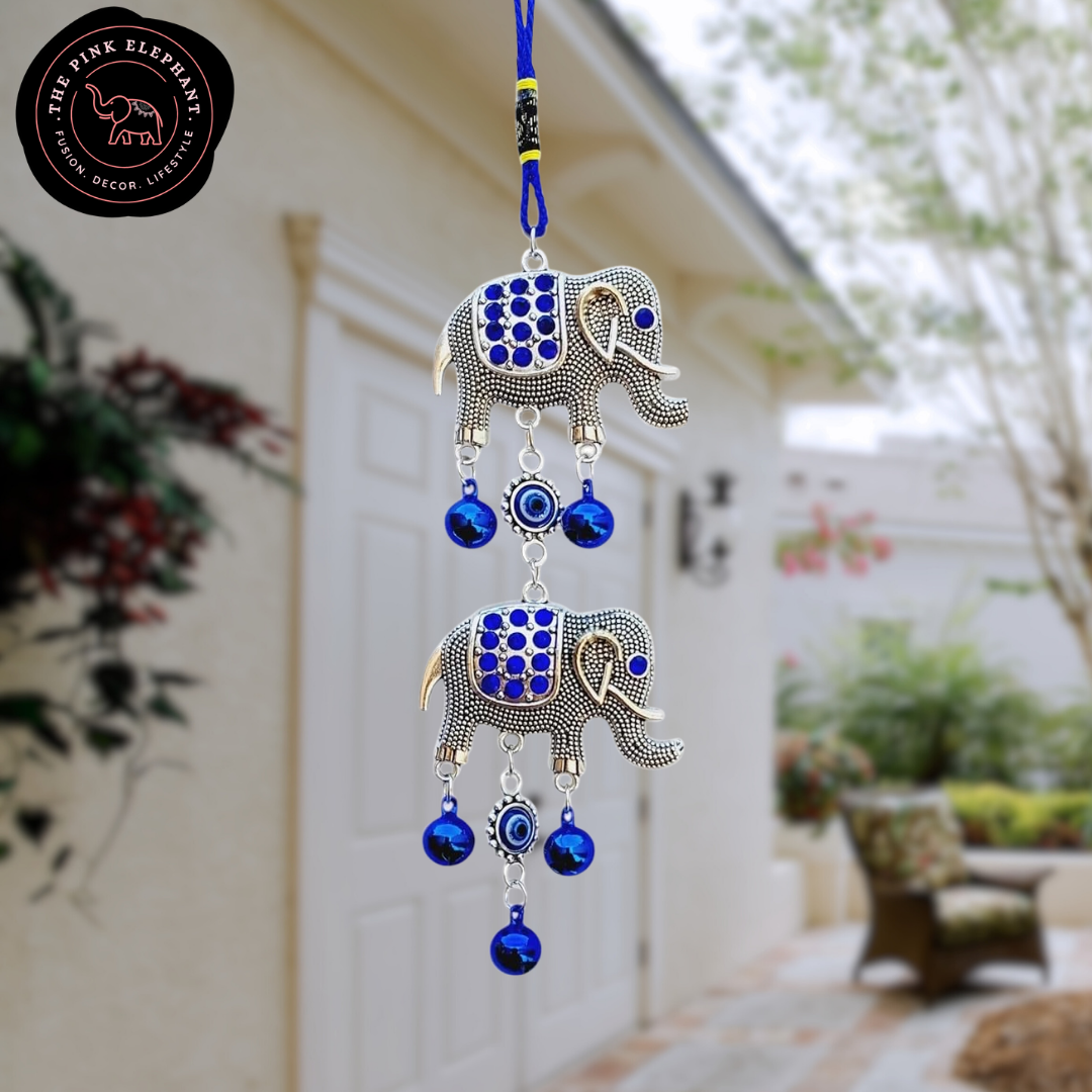 Evil Eye 2 Elephant Windchime
