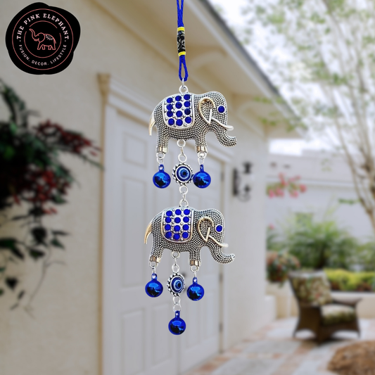 Evil Eye 2 Elephant Windchime