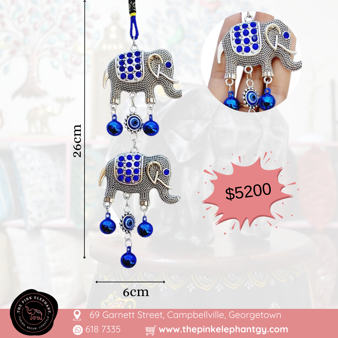 Evil Eye 2 Elephant Windchime