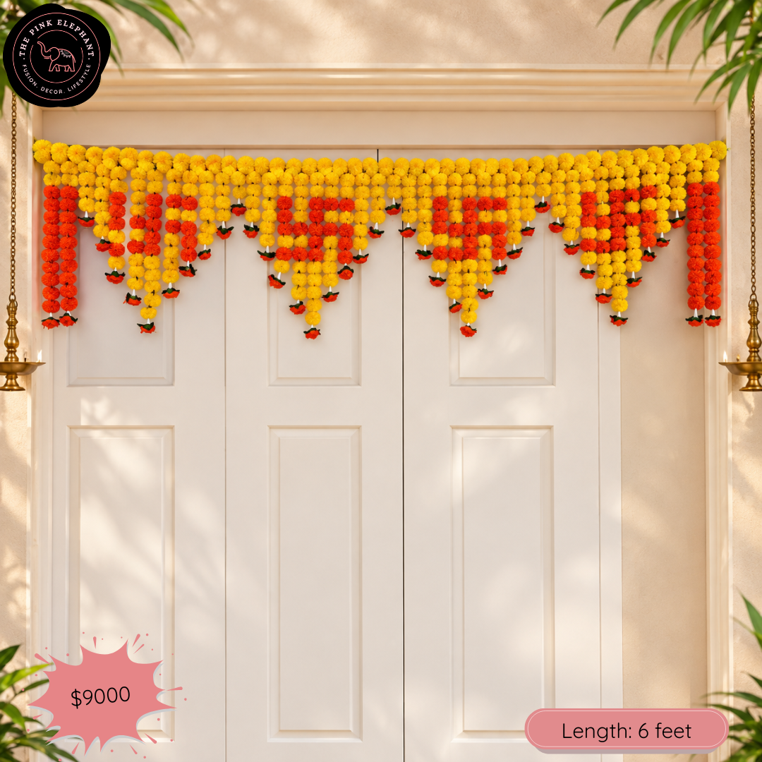 Swastika Marigold Toran 5115 (6ft )