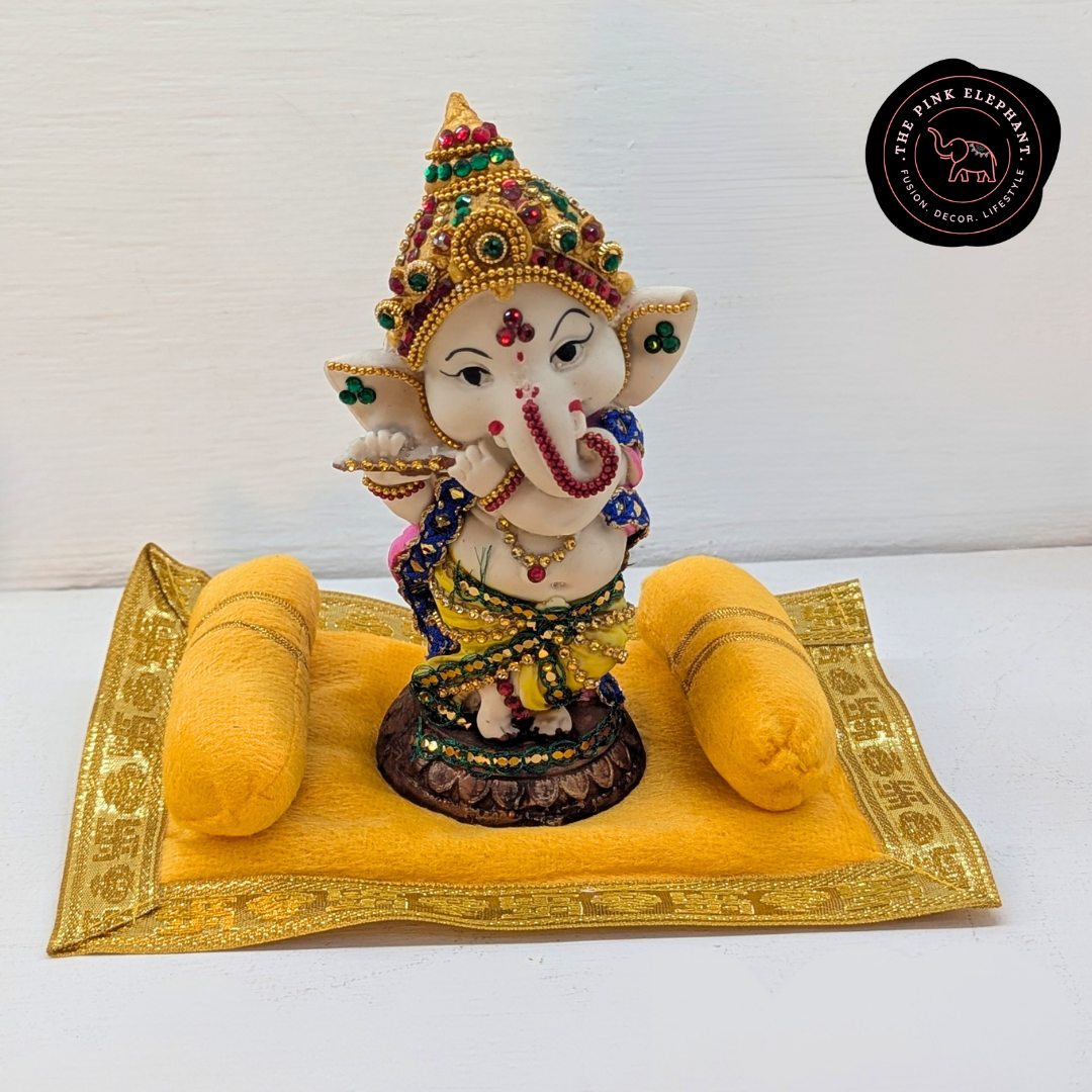 Cushion Puja Aasan & Bolster Set – 7.5"