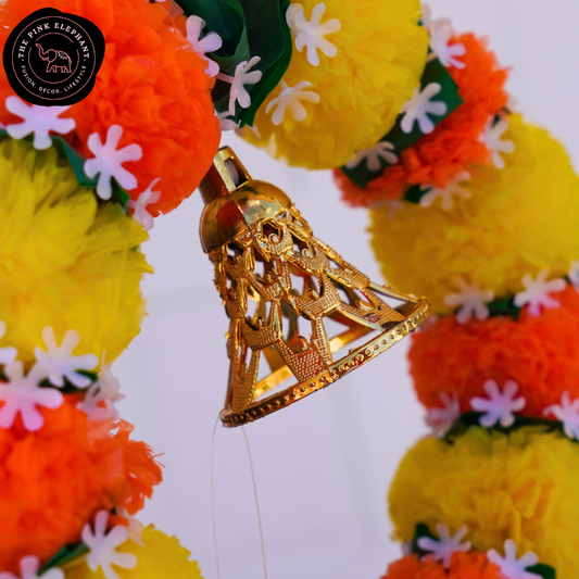 Yellow Circle Marigold Hanging 1252