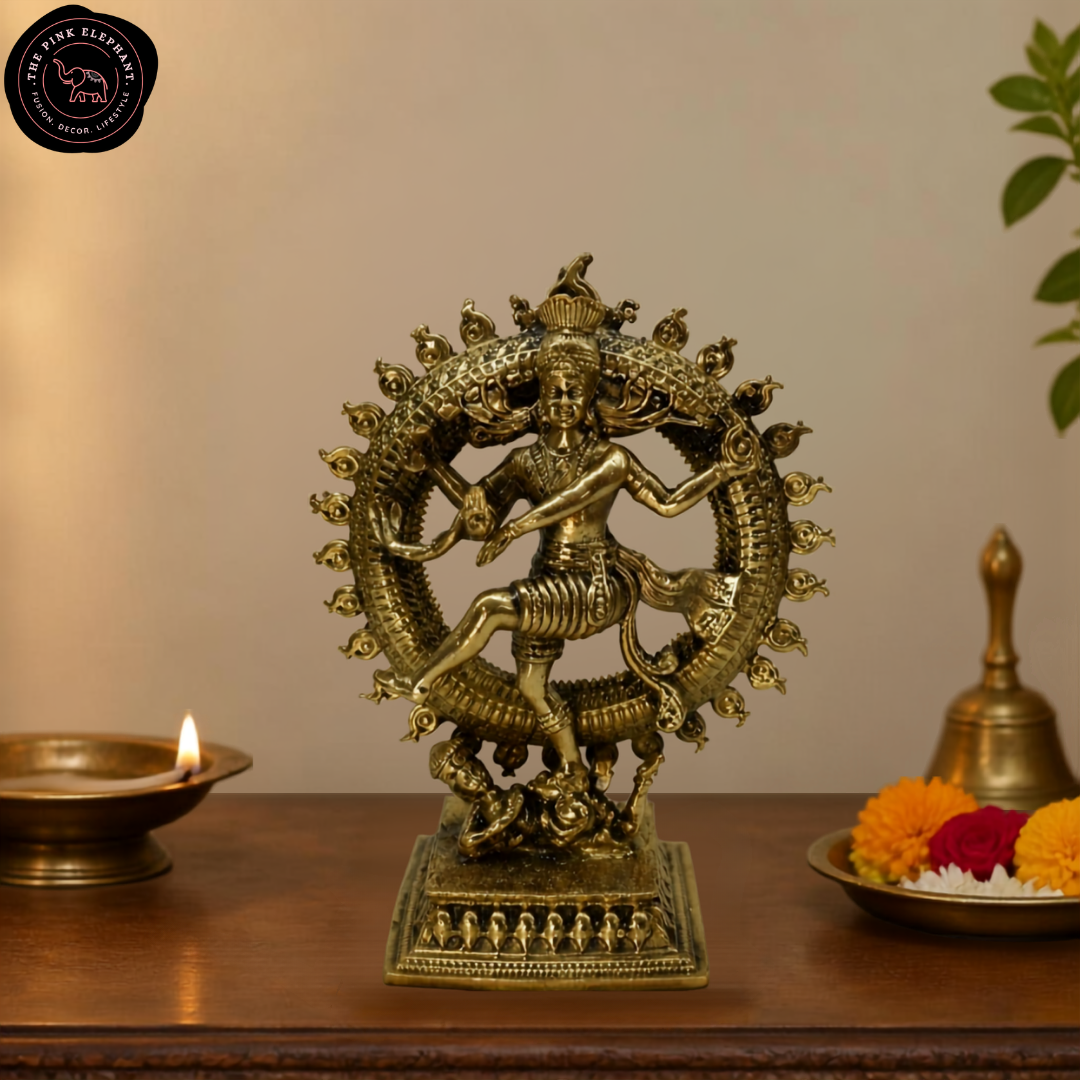 Brass Natraja Dancing Shiva Statue