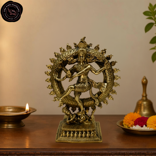 Brass Natraja Dancing Shiva Statue