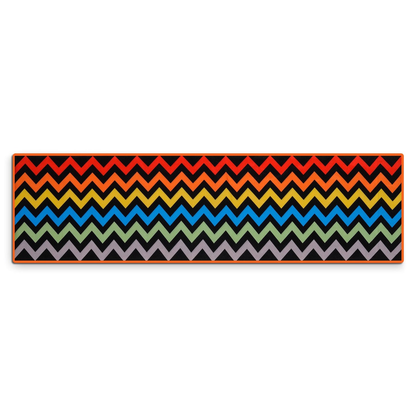 Rainbow Chevron Table Runner