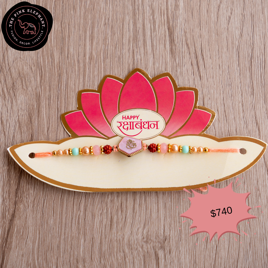 Gulaabi Blessing Rakhi 740