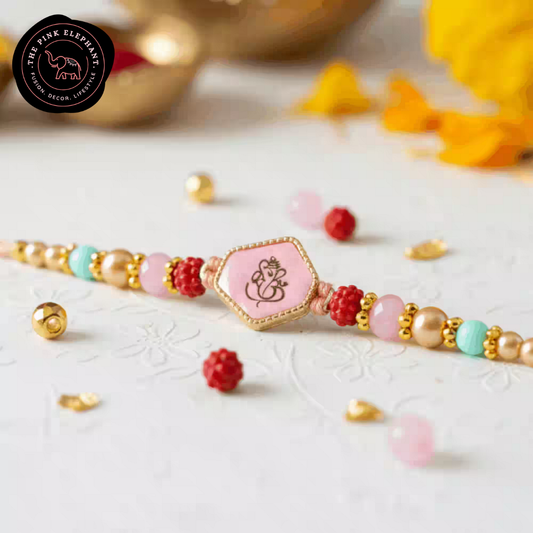 Gulaabi Blessing Rakhi 740