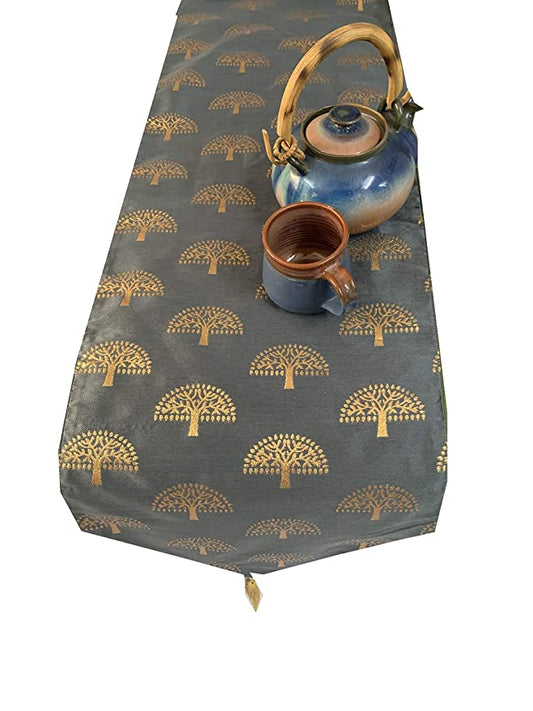 Grey Tree Table Runner
