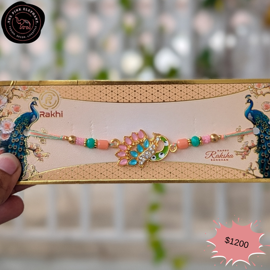 Peacock Glory Rakhi 829