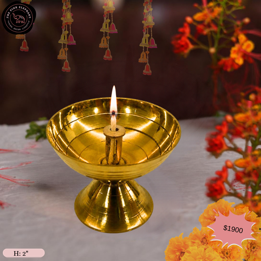 Brass Akhand Simple Diya