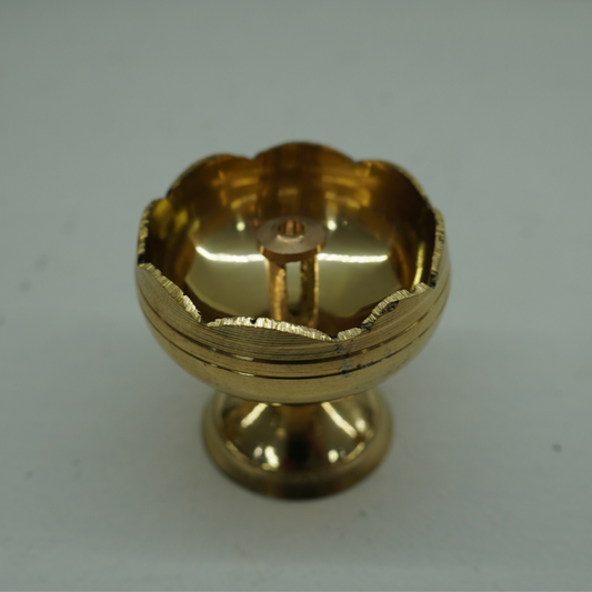 Brass Lotus Diya