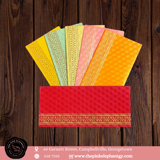 Embossed Flower Envelopes