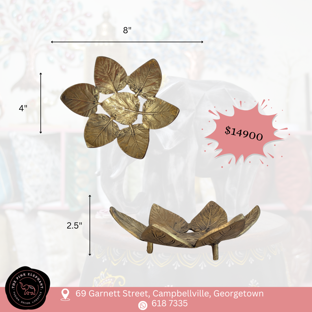Brass Leaf Tray