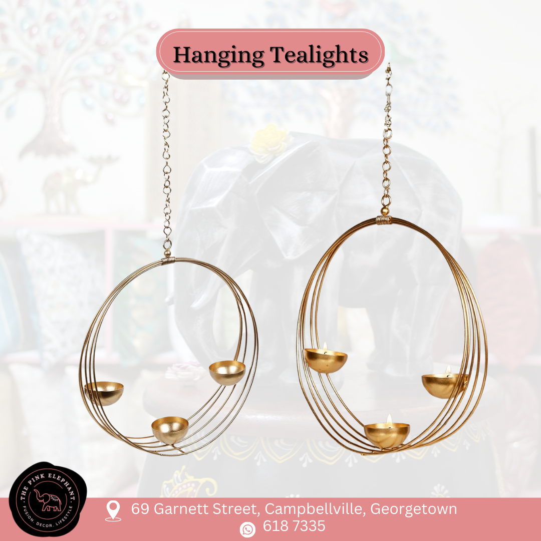 Round Hanging Tealight Holder