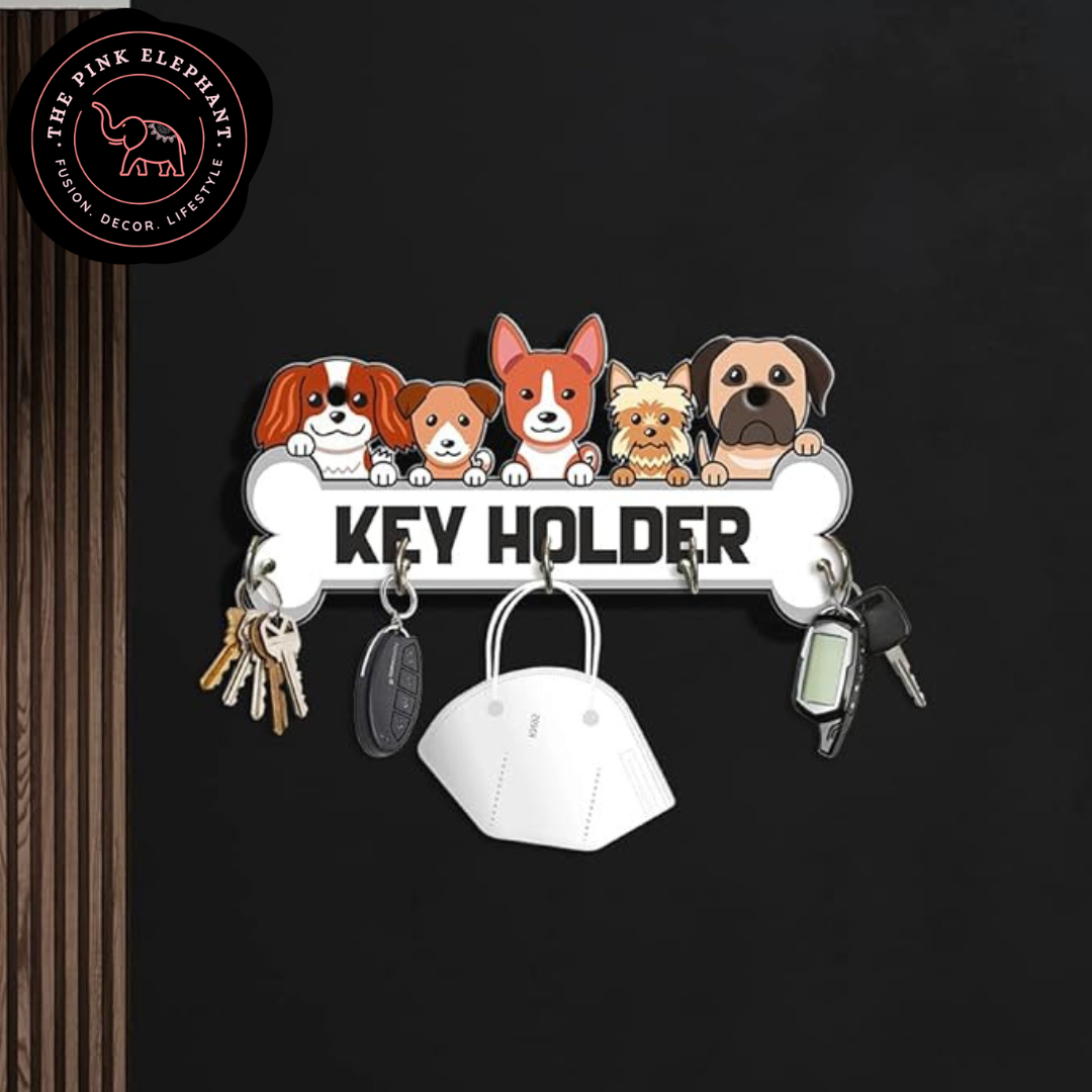 Dog Lover MDF Key Holder