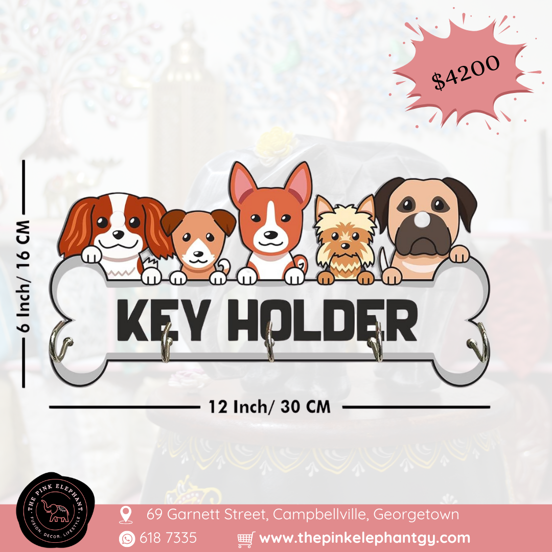 Dog Lover MDF Key Holder
