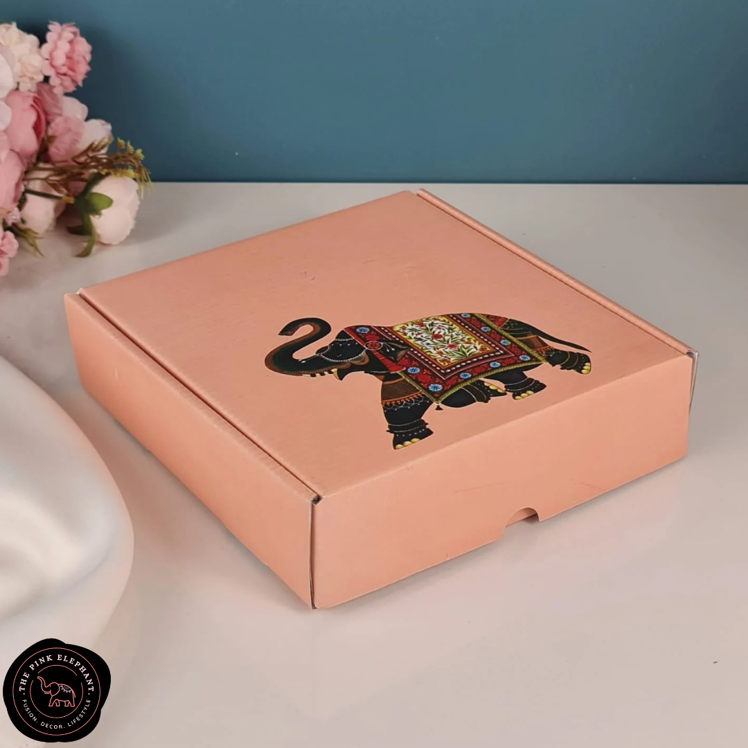 Elephant Flat Pack Gift Boxes