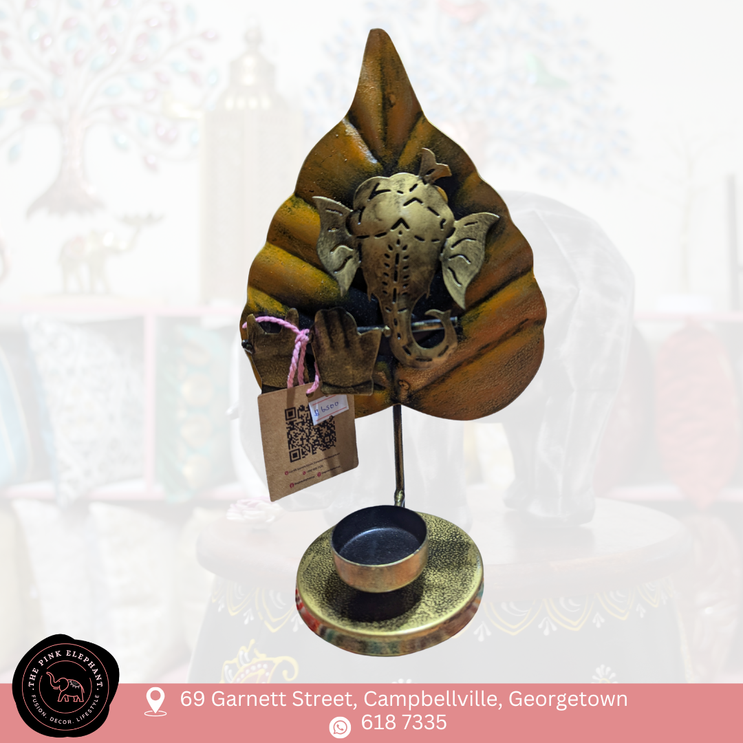 Elephant Leaf Candle Holder