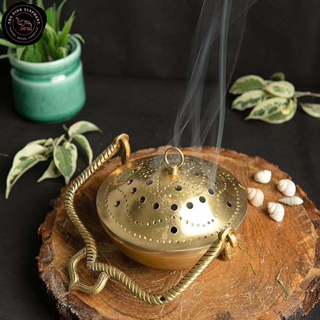 Brass Hanging Incense Diffuser