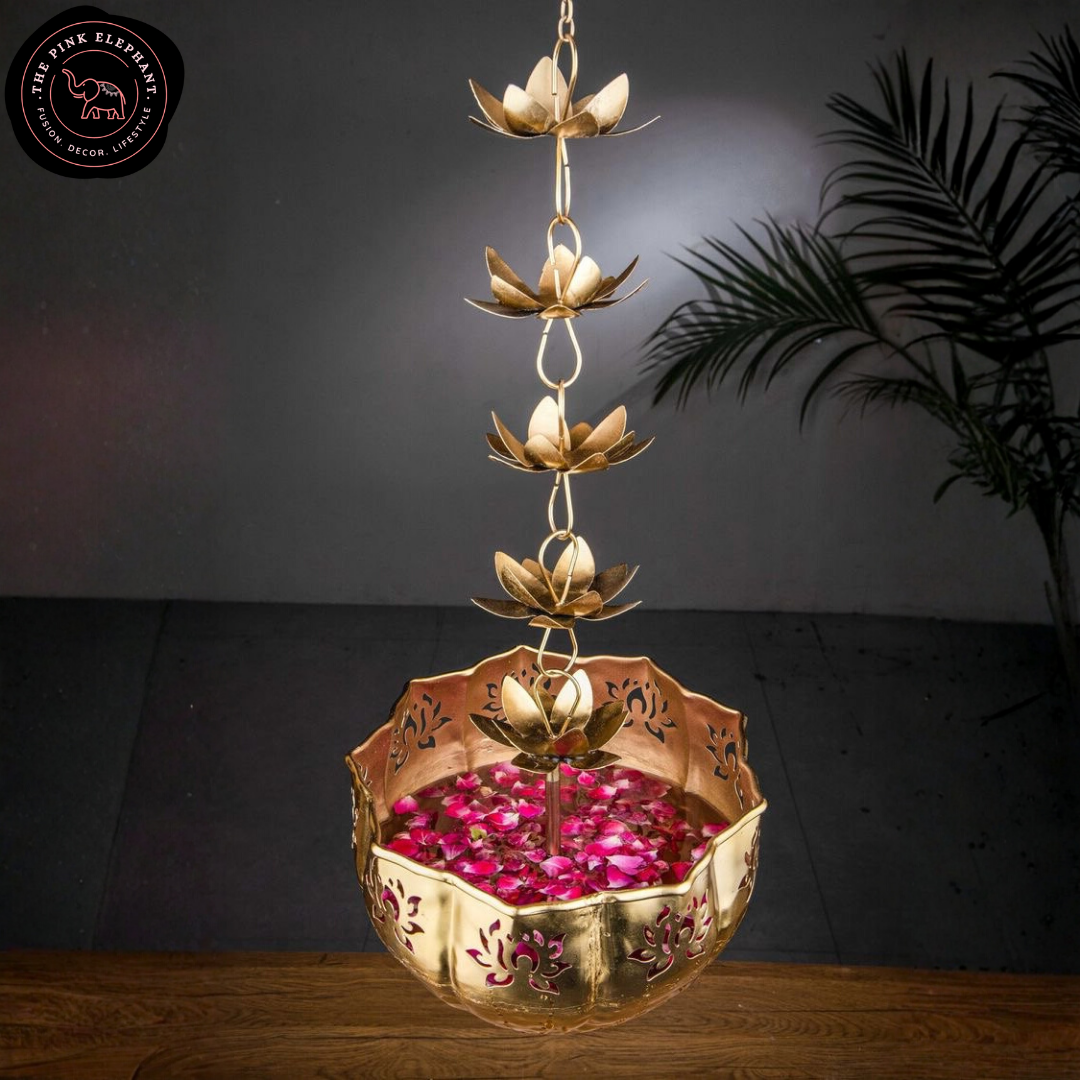 Hanging Lotus Bowl
