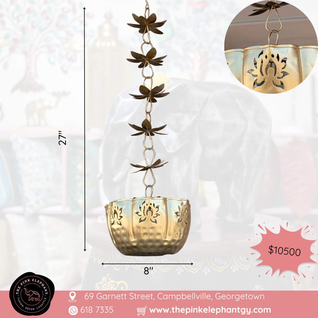 Hanging Lotus Bowl