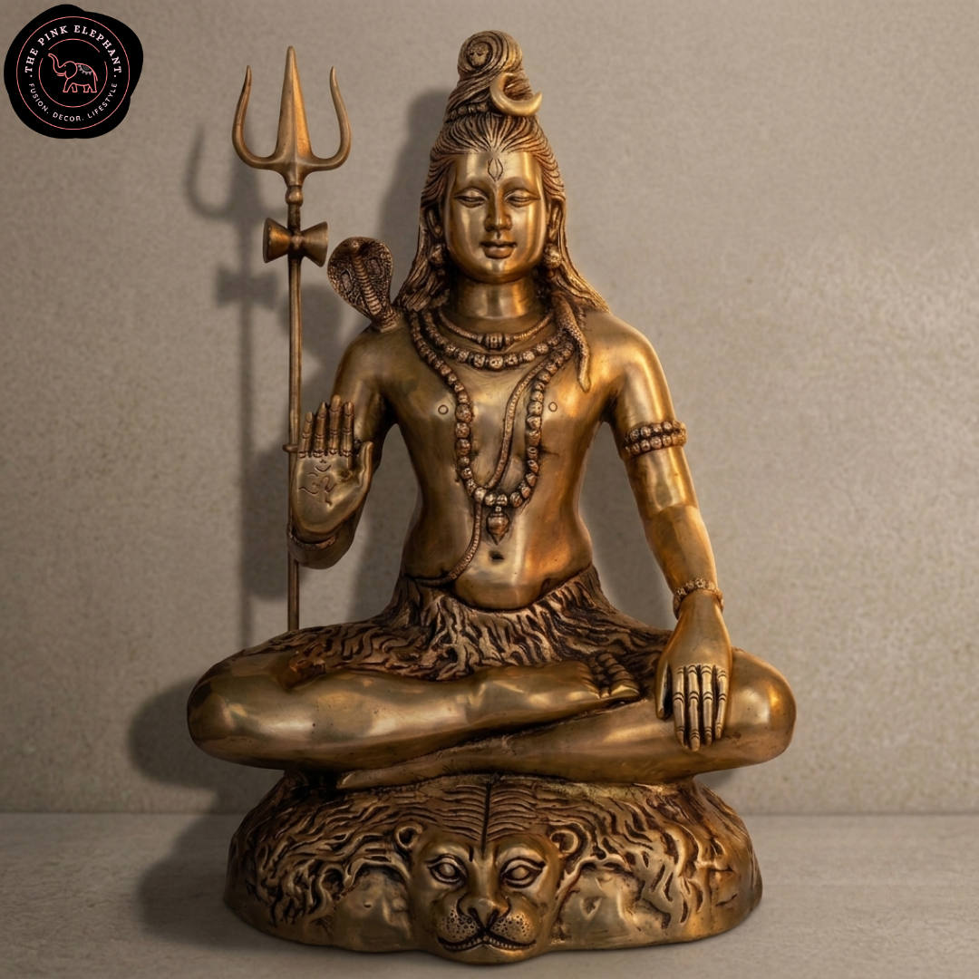 Brass Lord Shiva Statue- M