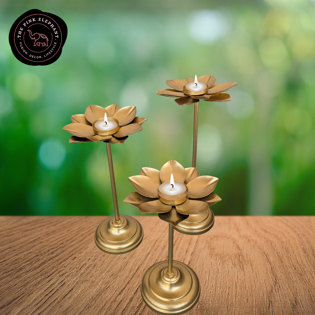 Lotus Flower Tealight Stand
