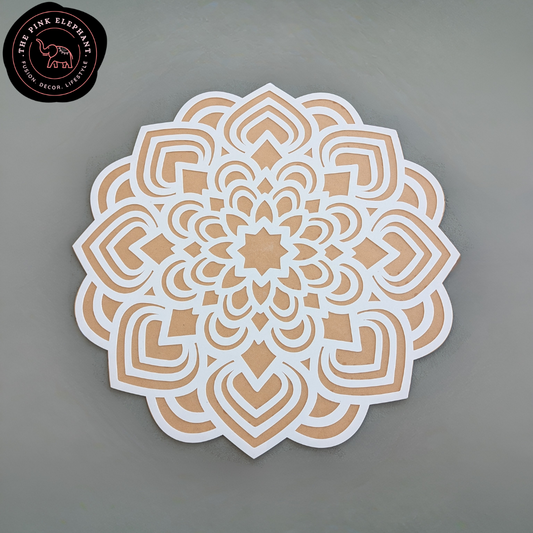 MDF Rangoli Stencil - Mandala 24 inch