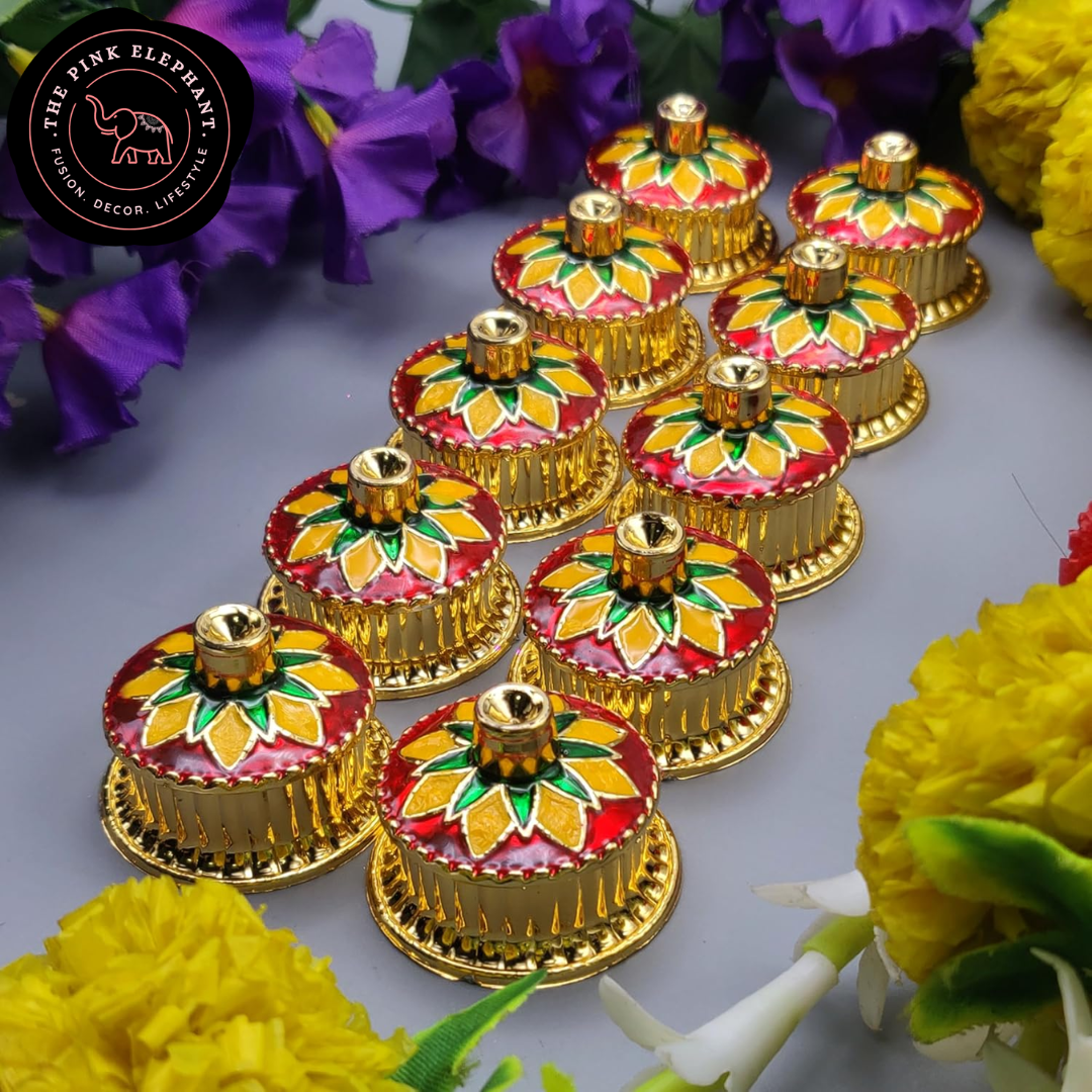 Multicolor Gold Sindoor Holder