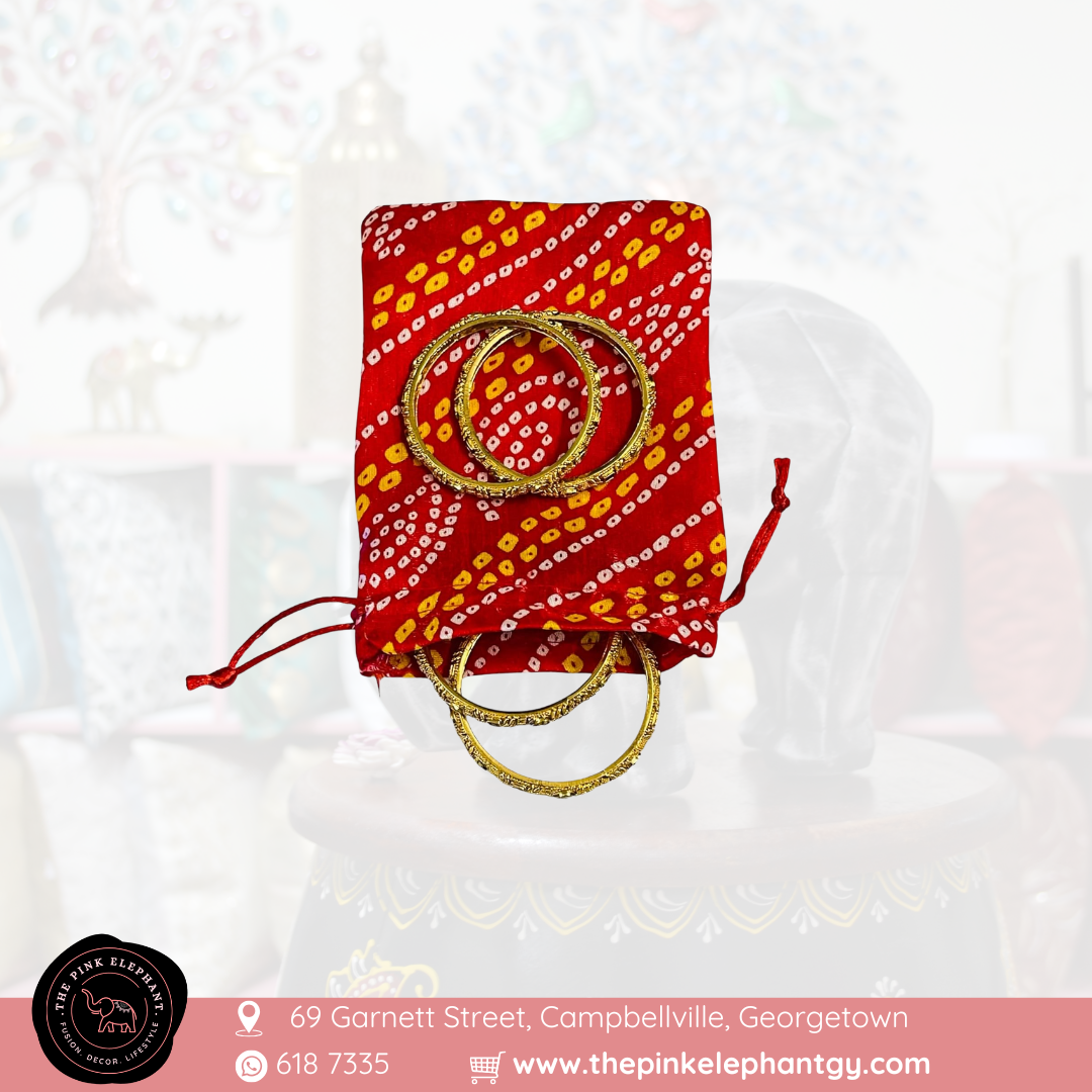 Multicolored Silk Gift/Sweet Bags