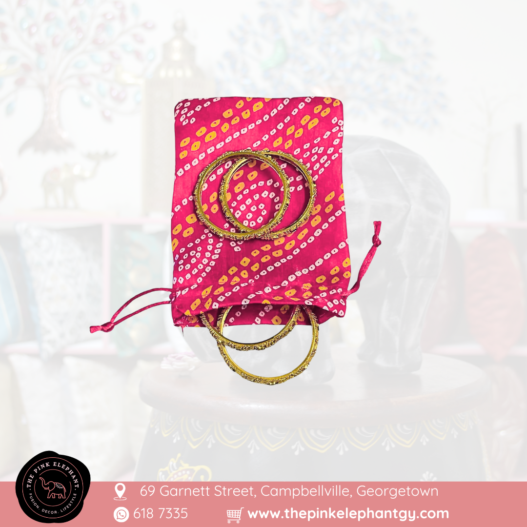 Multicolored Silk Gift/Sweet Bags