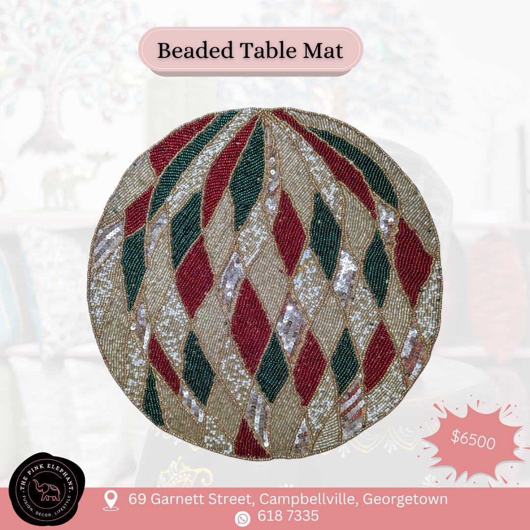 Beaded Placemat- Ornament
