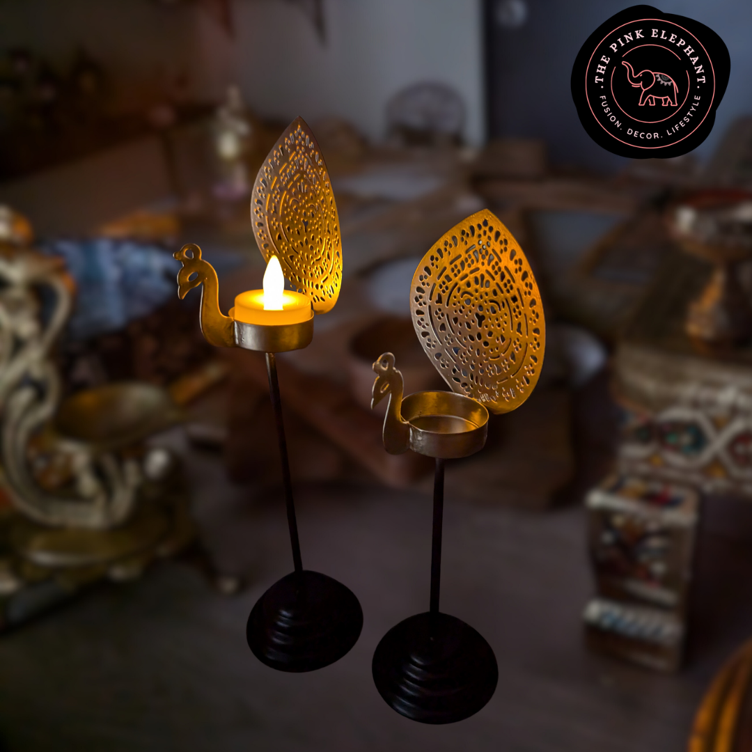 Peacock Tea Light (Single)