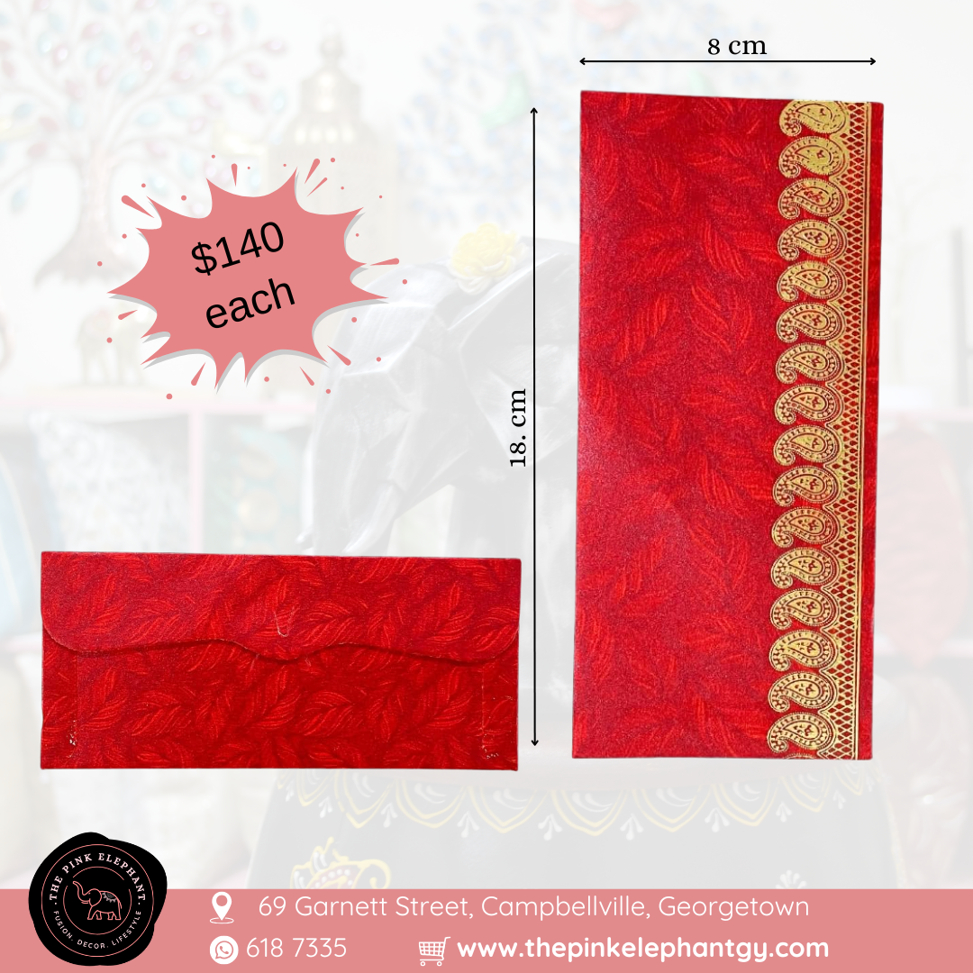 Decorative Money Envelopes - Small Paisley