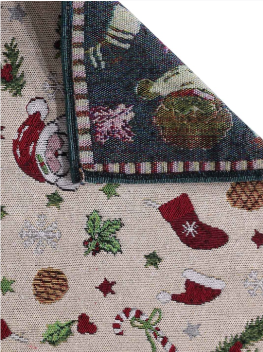 Santa Christmas Table Runner