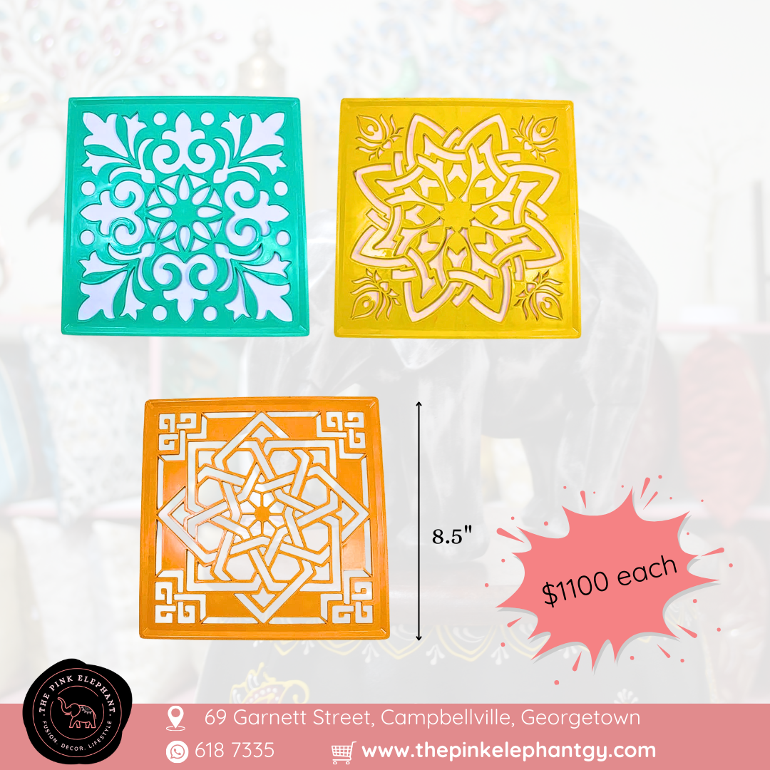 Square Plastic Rangoli Stencils