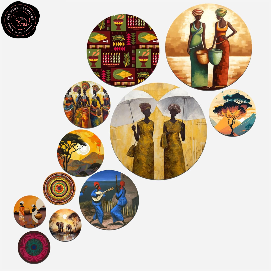 Tribal Wall Plate Set 11