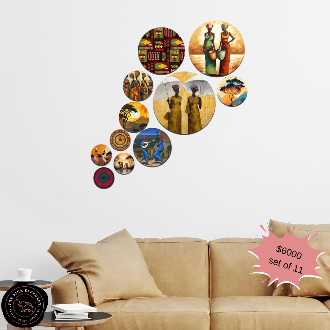 Tribal Wall Plate Set 11