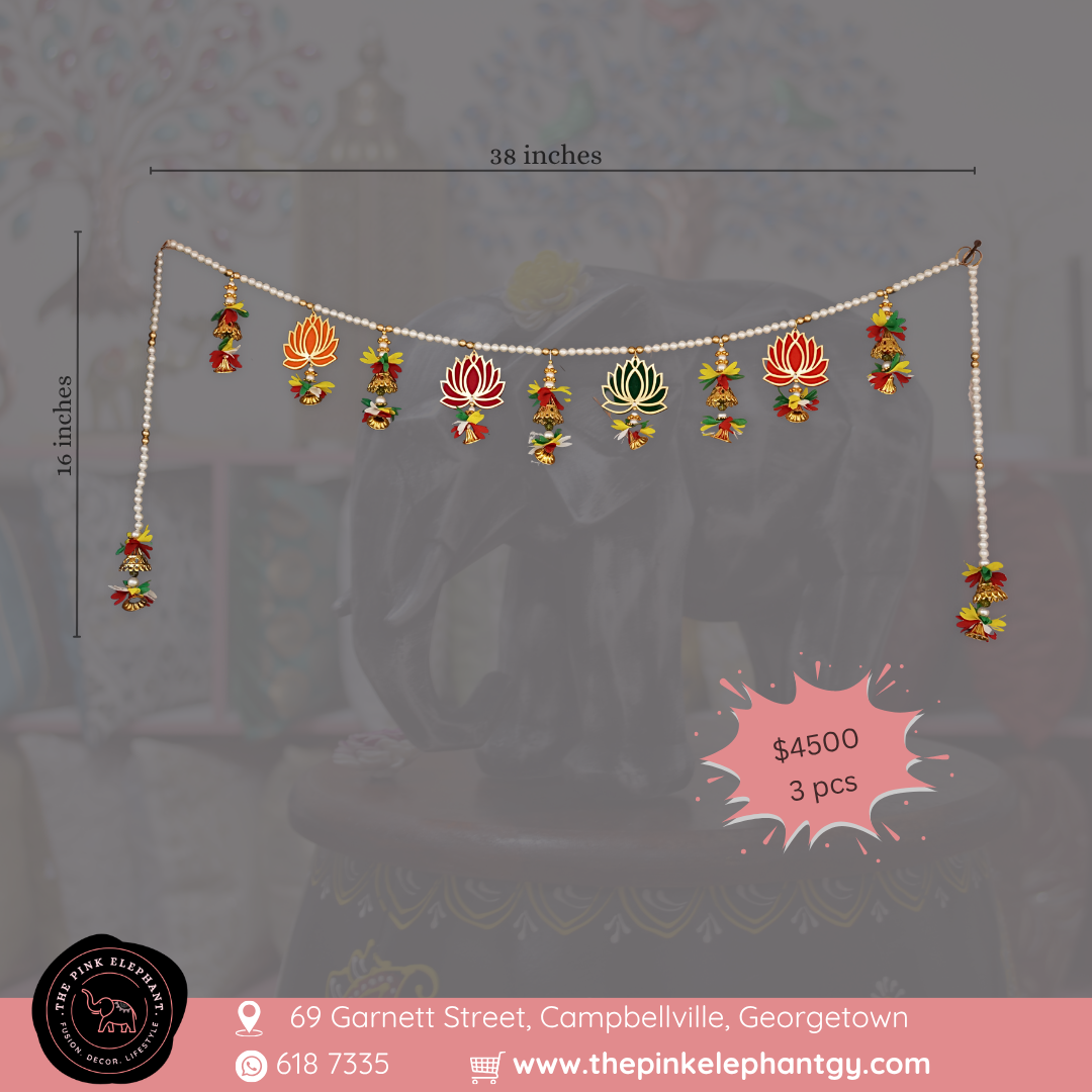 Vibrant Lotus Bell Toran - 249