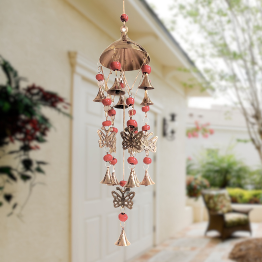 Brass Butterfly Windchimes