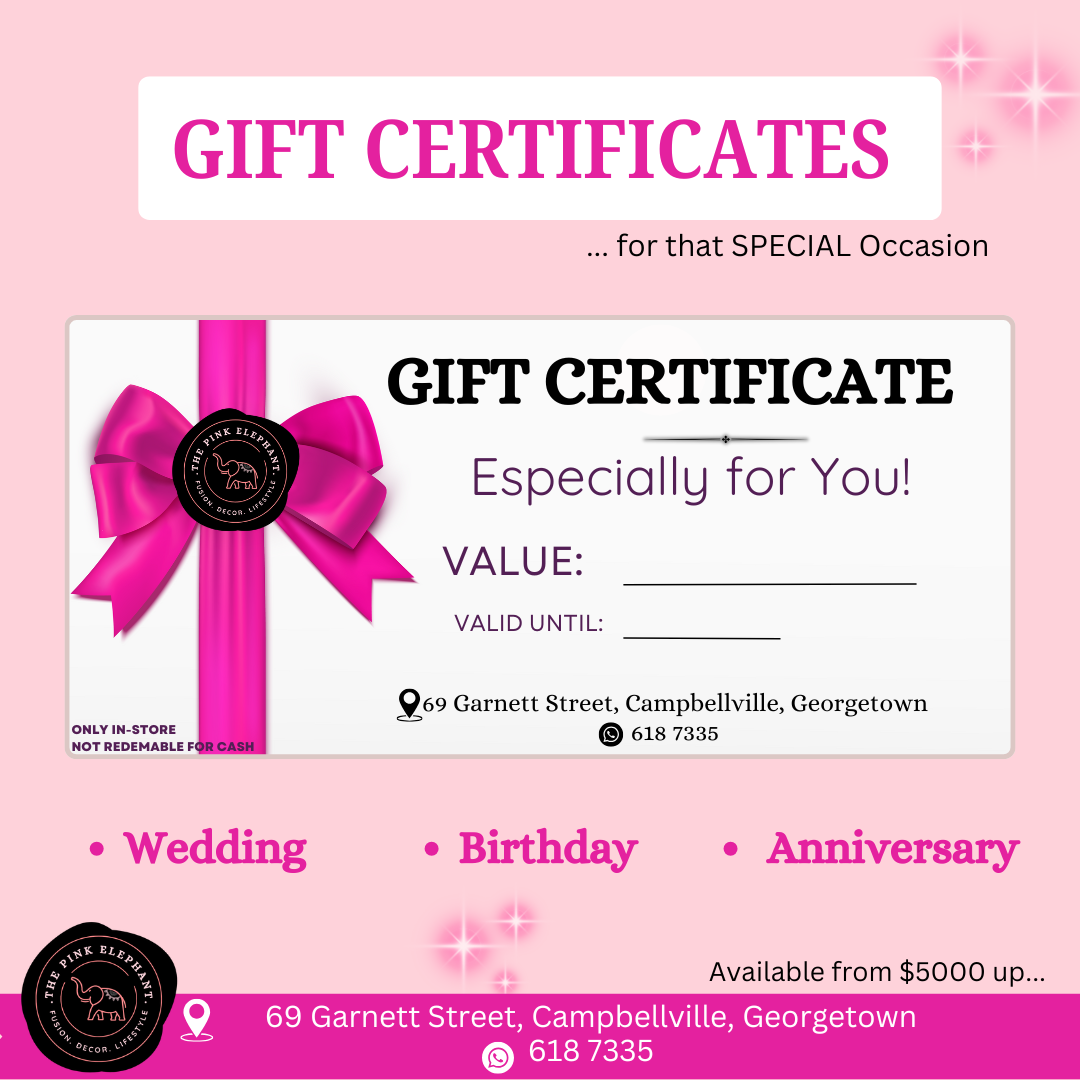 The Pink Elephant Gift Card