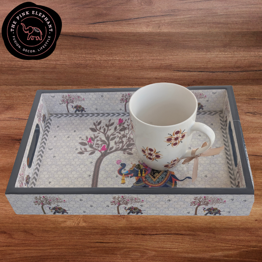 White Elephant Tray Medium 10x14