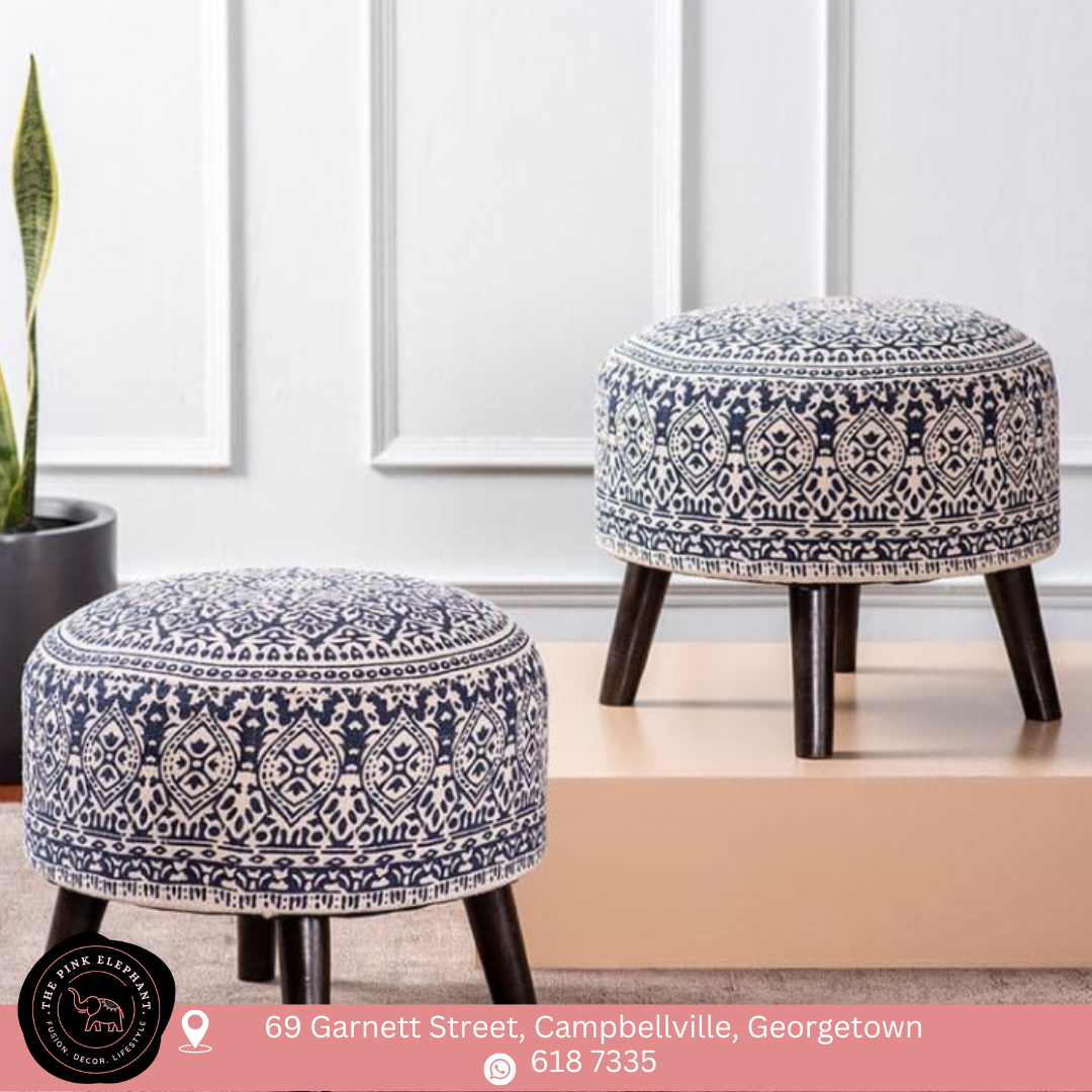 Mandala Cotton Ottoman