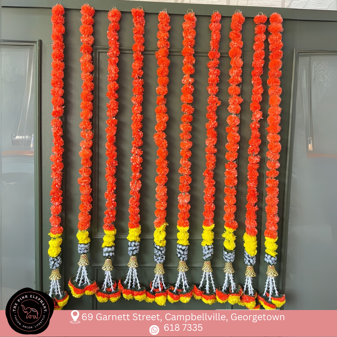 Orange Long Garlands with Bell