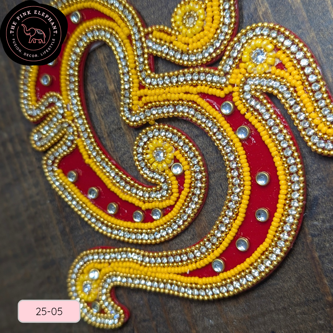 Om Acrylic Rangoli/Wall Hanging  5" 25-05