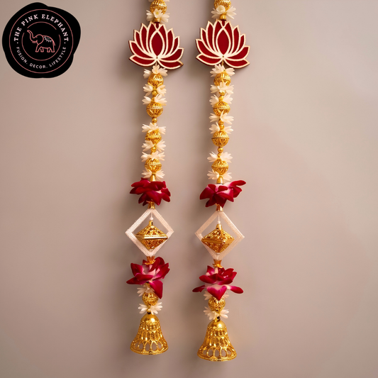 Lotus Jasmine with Bell Hanging - 3656