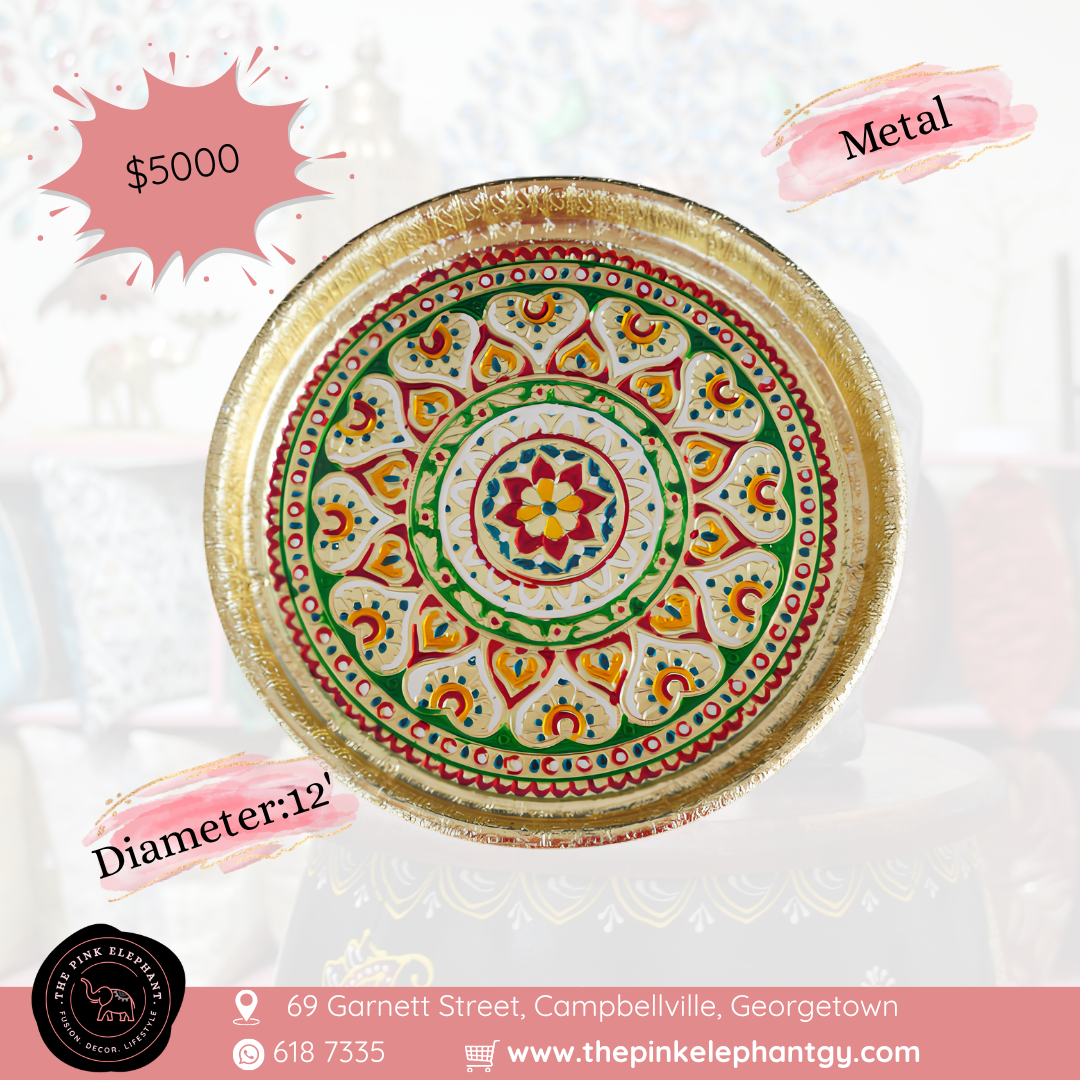 Meenakari Puja Thali - Assorted Designs