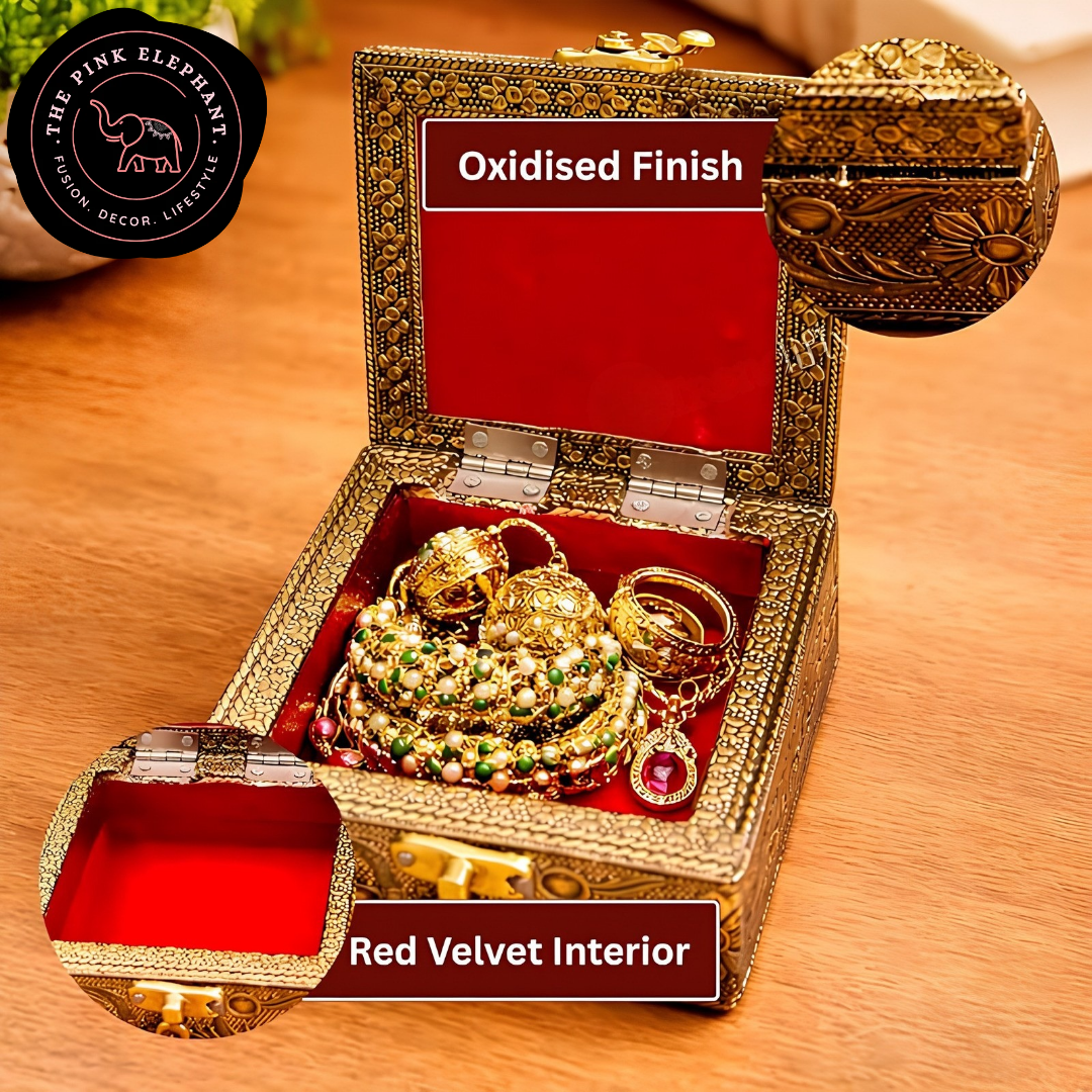 Pichwai Cow Jewel Box