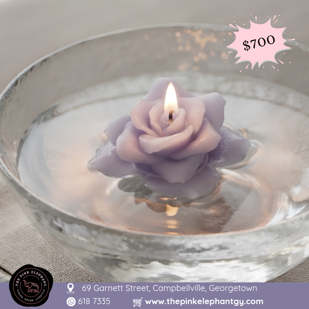 Floating Flower Candle